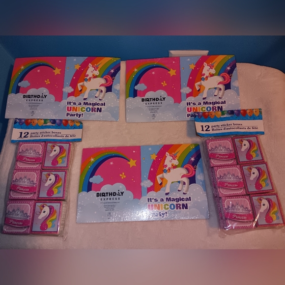 NWOT Birthday Express Fairy Tale Unicorn Birthday Party Kit for 24 Guests - Picture 9 of 10